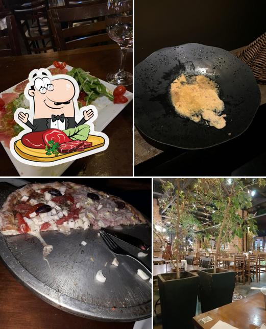 Carpaccio de carne em Fabbrica di Pizza