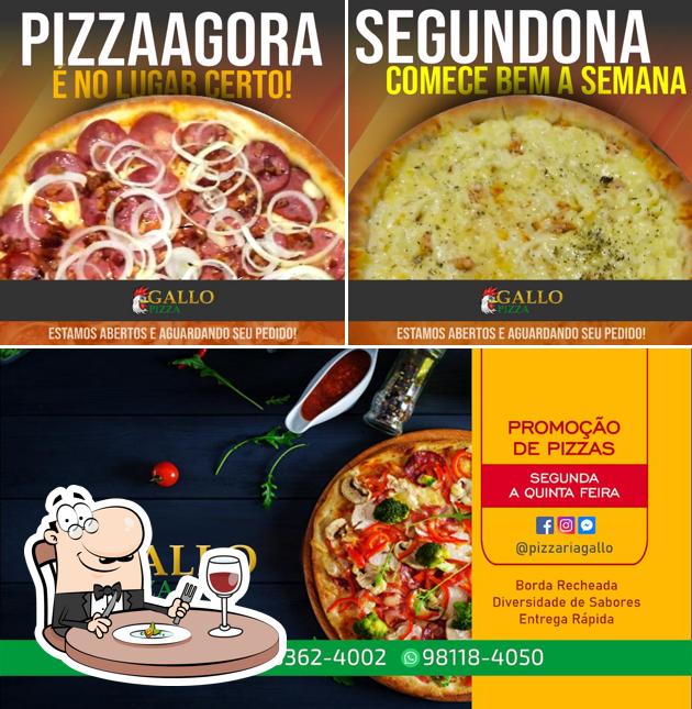 Comida em Gallo Pizza