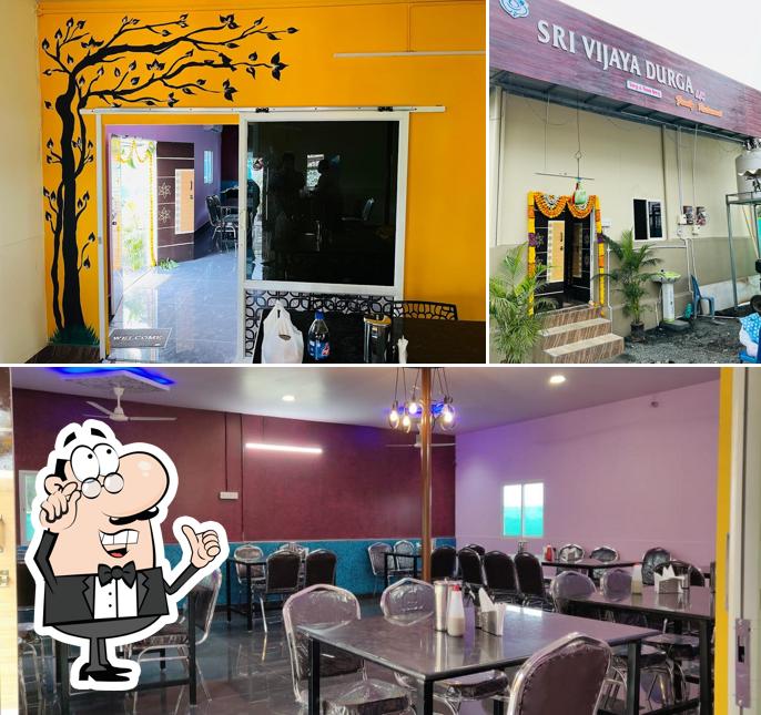The interior of Sri Vijaya Durga a/c family Restaurant veg/non veg