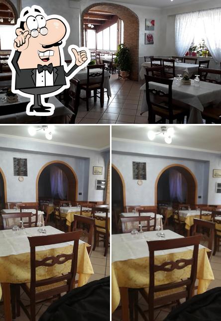 Gli interni di Trattoria 'La Campagnola'