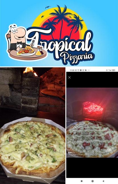 Peça diferentes tipos de pizza