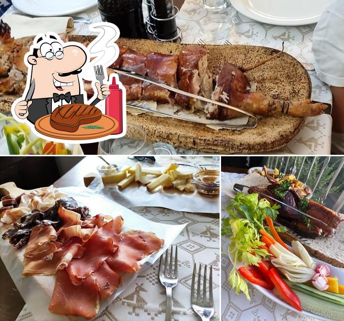 Scegli i piatti di carne a Hotel Ristorante PINTADERA