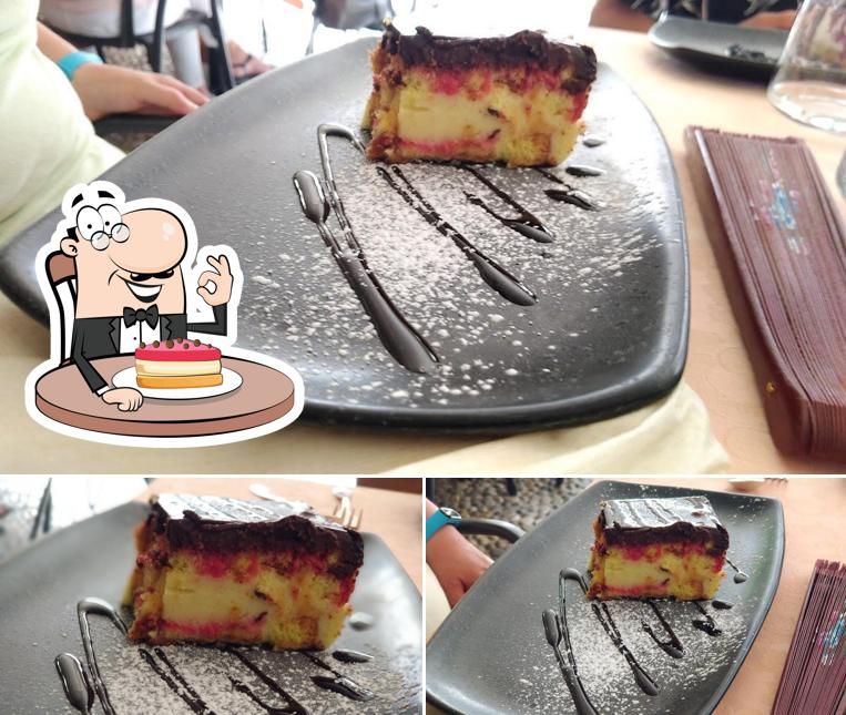 Cheesecake al Trattoria Corte Fiorina