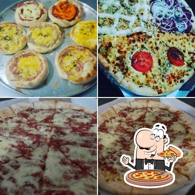 Consiga pizza no Claudinho's Pizzaria