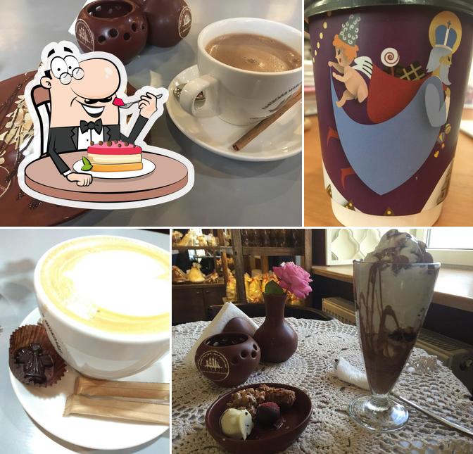 Lviv Handmade Chocolate te ofrece una buena selección de postres