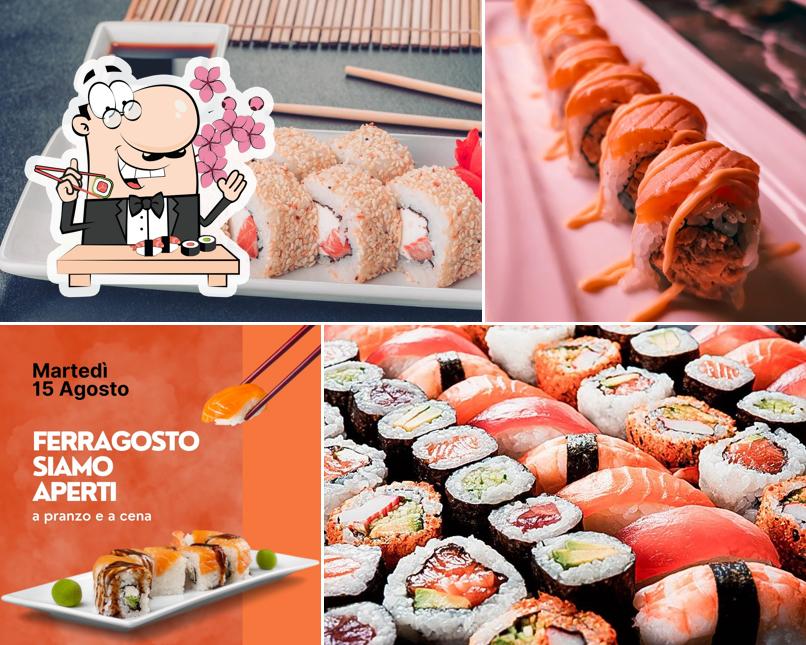 Scegli le diverse opzioni di sushi