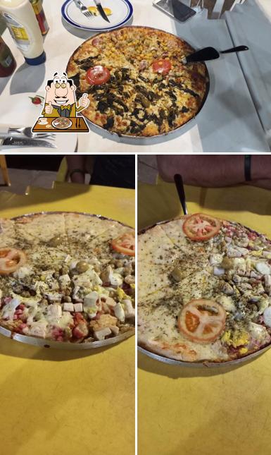 No Pizarria Stª Rita, você pode degustar pizza