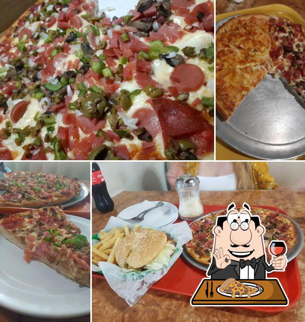 At Luigis Pizza, you can enjoy pizza