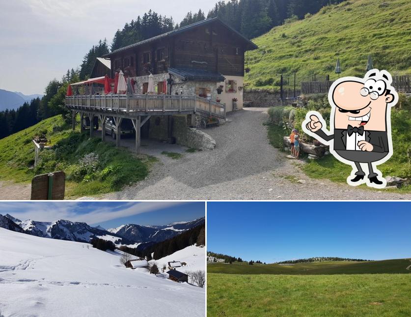 Jetez un coup d’œil à quoi ressemble Chalet de Cenise - Café restaurant à l'extérieur