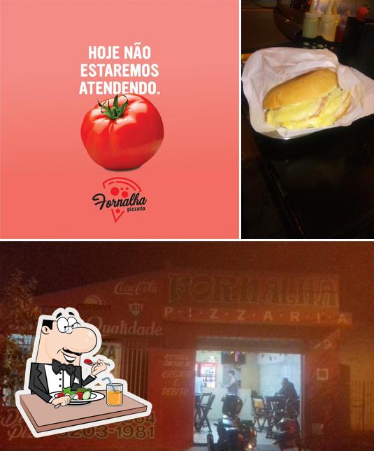 A foto da comida e exterior a Pizzaria Fornalha