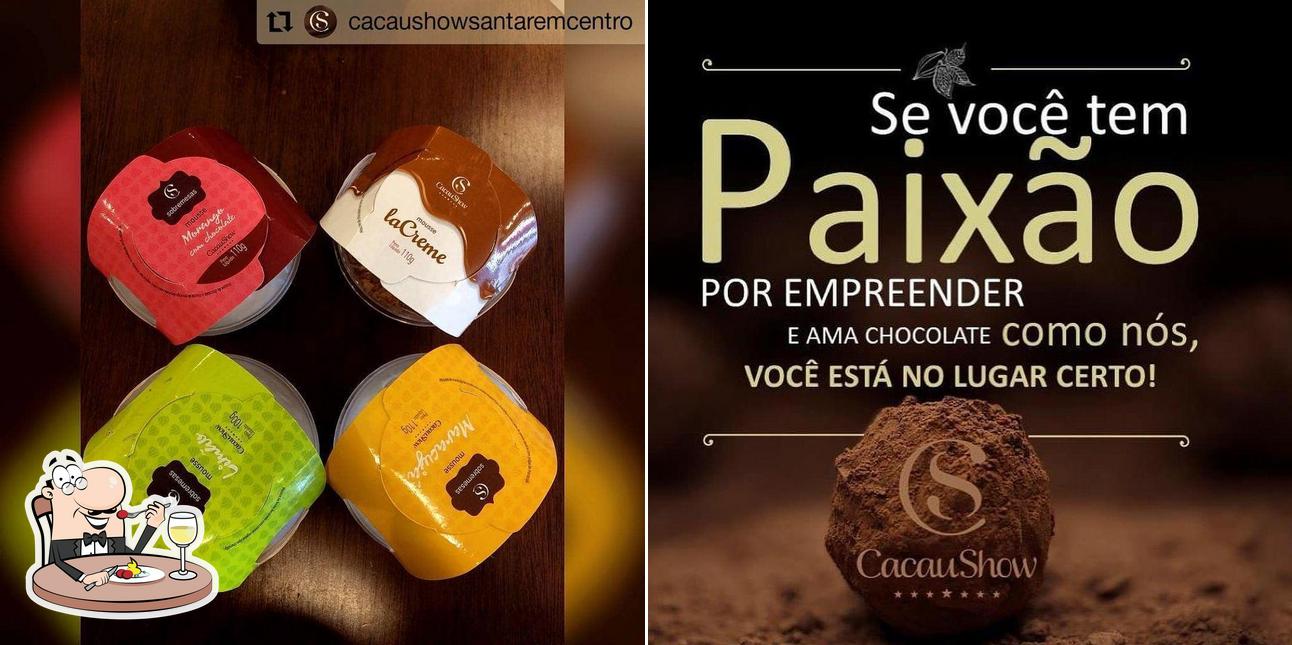 Comida em Cacau Show - Chocolates