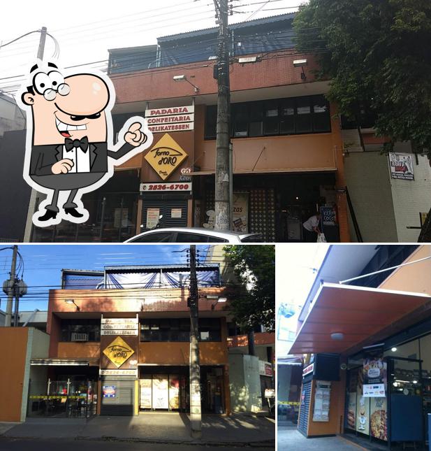 O exterior do Forno D'oro