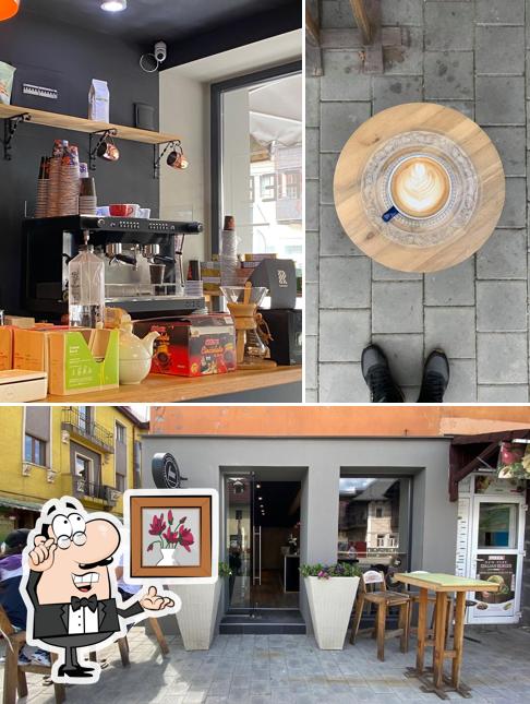 L'intérieur de Quwwa Coffee Shop