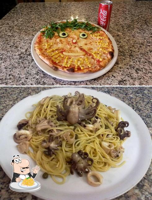 Spaghetti à la carbonara à Etna