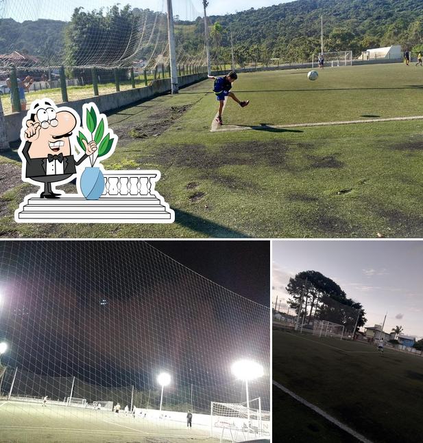 O exterior do Campo Do Zike Futebol