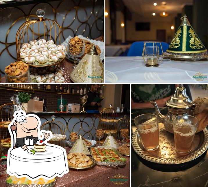 Riad fes ristorante marocchino e bar shisha _ narghile offre un nombre de desserts