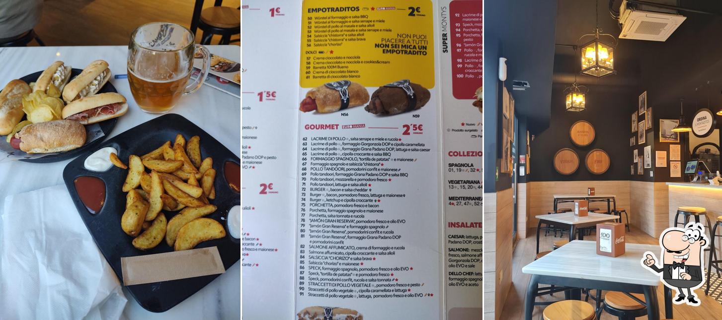 Gli interni di 100 Montaditos Ostiense - Roma Tre