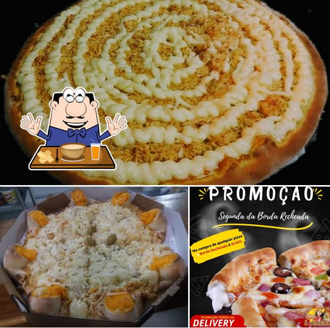 Comida em À Mineira pizzaria e petiscaria