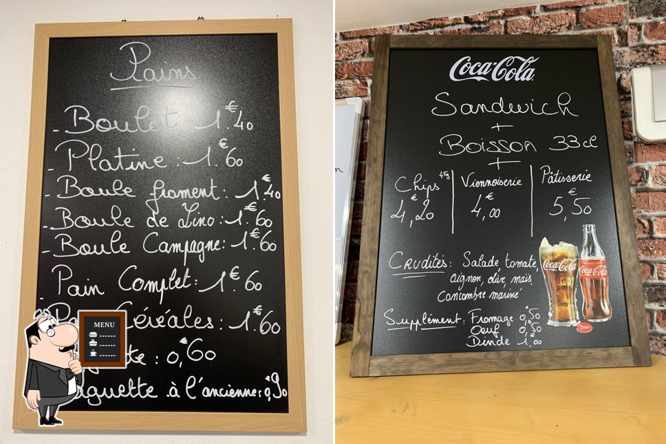 Découvrez le menu du jour sur le tableau