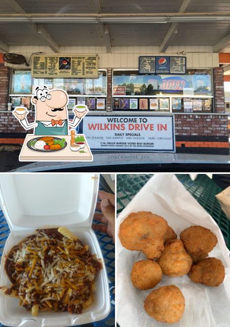 Meals at Wilkin's Drive-In