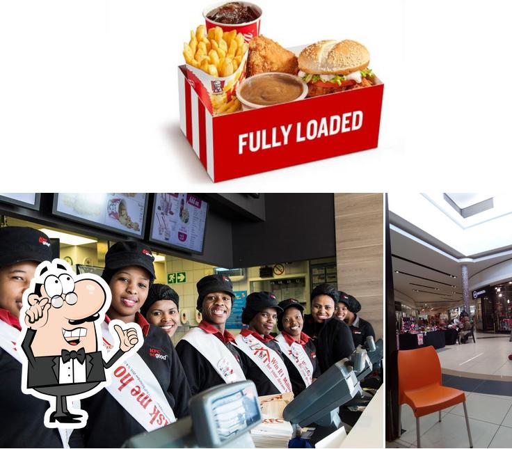 Voici l’image indiquant la intérieur et burger sur KFC Queenstown 3