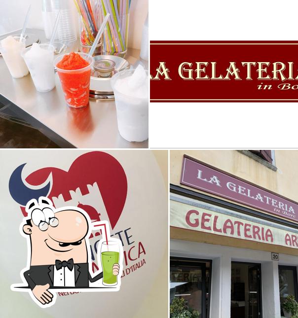 Goditi un drink a gelateria in Borc