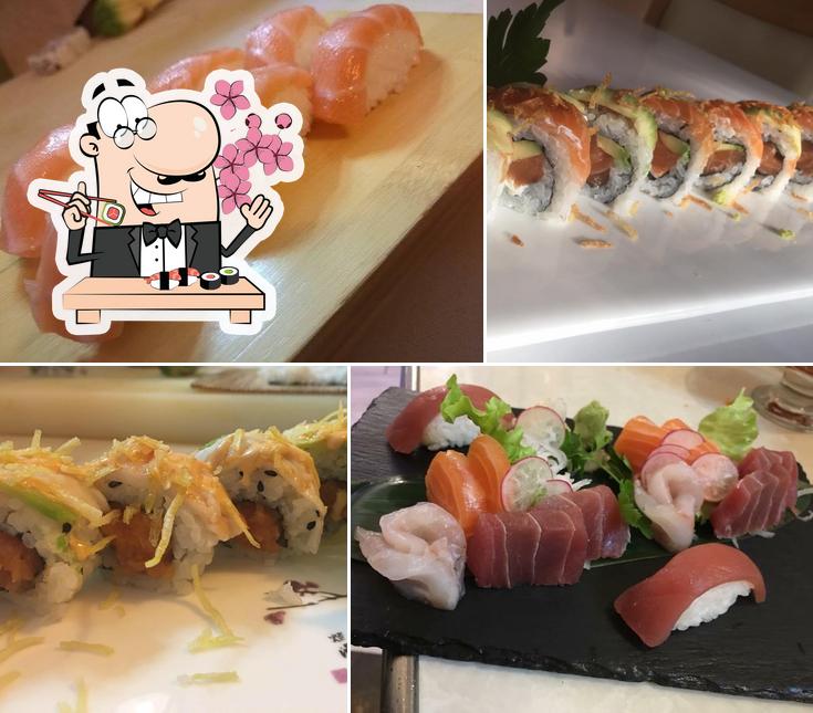 Pide uno de sus distintos tipos de sushi