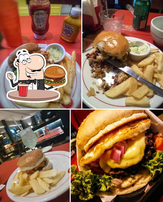 Consiga um hambúrguer no The Tasty Burger