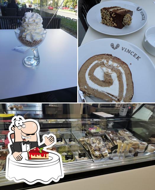 VINCEK offers a range of sweet dishes