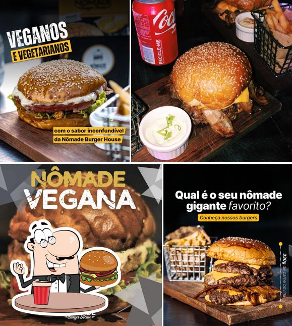 Hambúrguer em Nômade Burger House