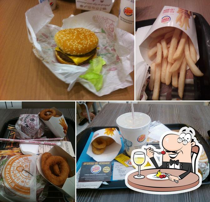Comida em Burger King