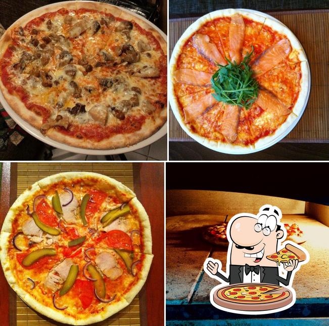 Essayez différents genres de pizzas