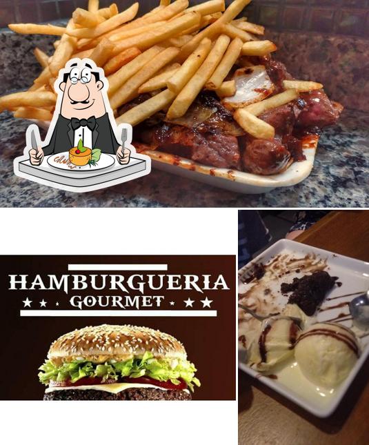 Еда в "Hamburgueria Gourmet"