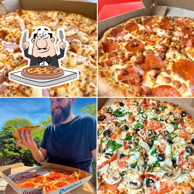 A Domino's Pizza, vous pouvez déguster des pizzas