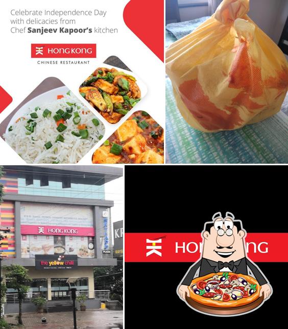 Get pizza at Hong Kong