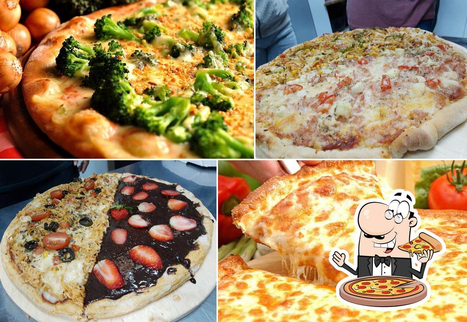 Consiga diversos estilos de pizza