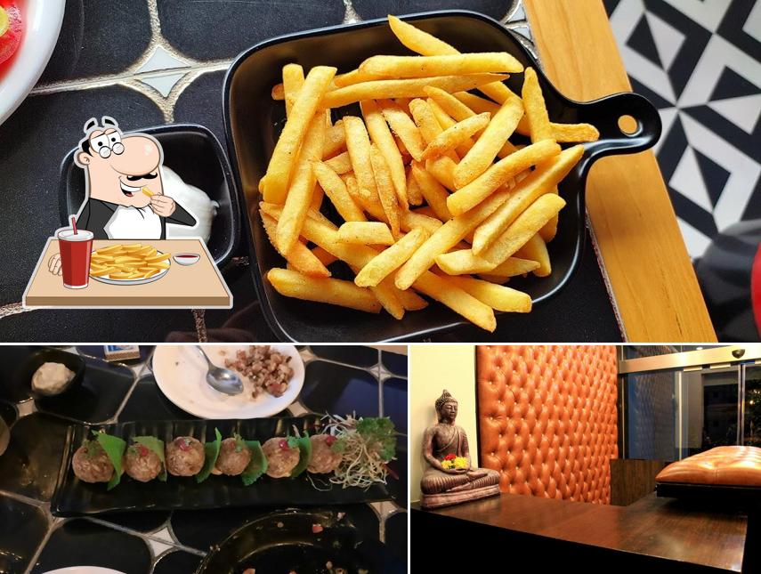 French fries at THREE DROPS BAR & KITCHEN