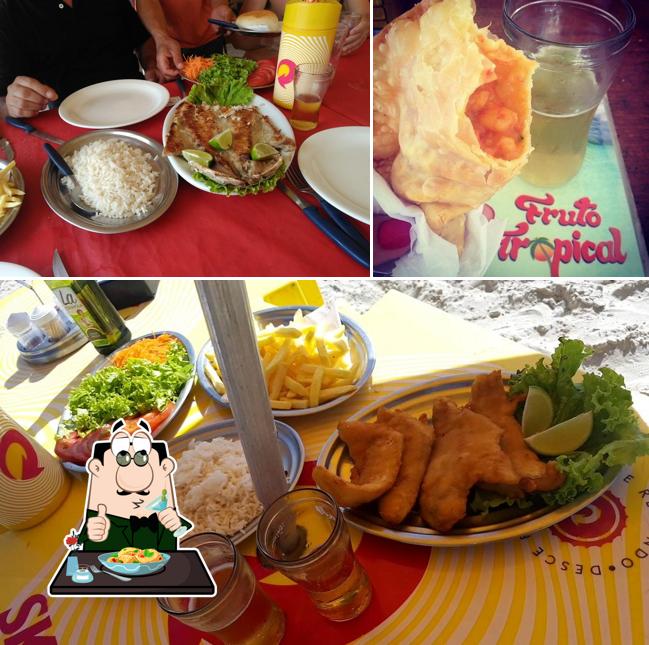 Comida em Tropical Beach