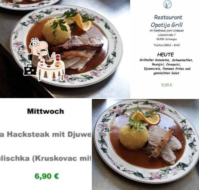 Блюда в "Restaurant Opatija zum Lindauer Schongau"