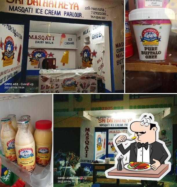 Sri Dathatreya Masqat ice cream parlor