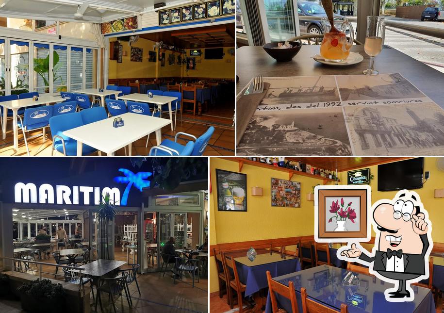 Check out how Restaurant Maritim looks inside