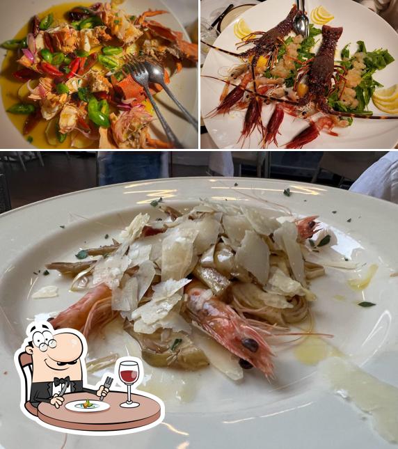 Scampi al Ristorante Il Tempio di Iside