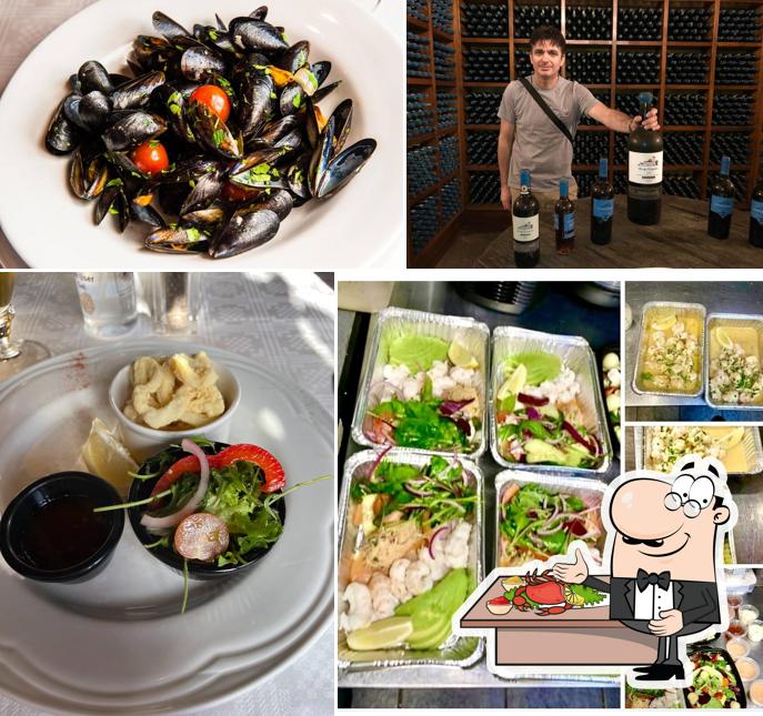 Закажите блюда с морепродуктами в "Picasso Restaurant Clontarf"