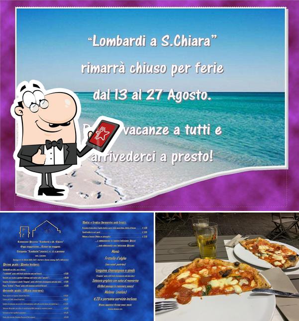 La immagine della esterno e pizza di Lombardi a S.Chiara