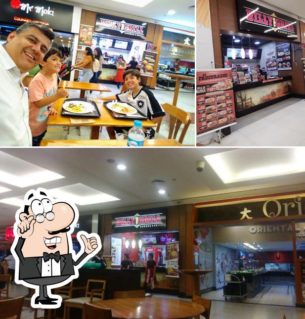 O interior do Billy The Grill - Barra Shopping