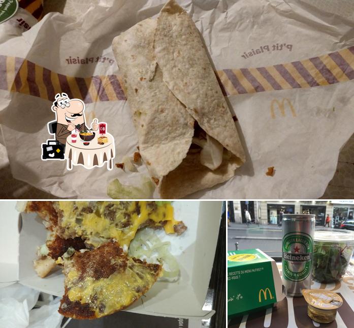 L’image de la nourriture et bière concernant McDonald's