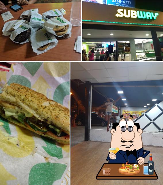 Coma um sanduíche no Subway