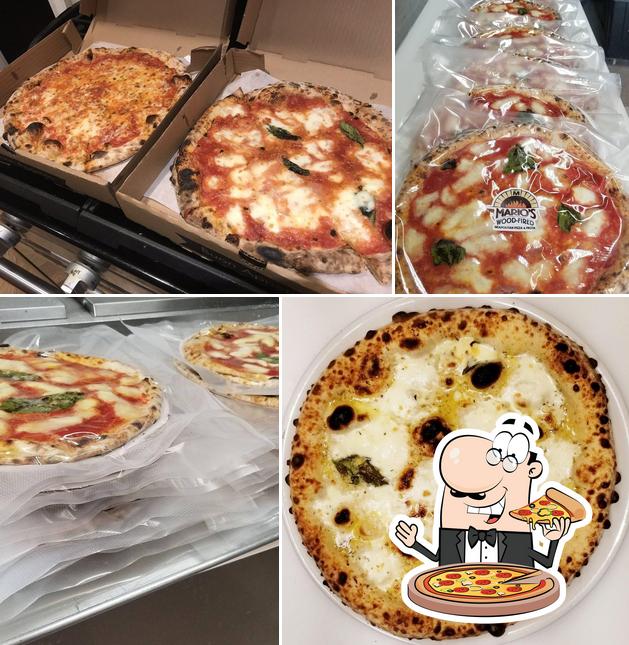 Tómate una pizza en Mario's Wood Fired Pizza And Pasta
