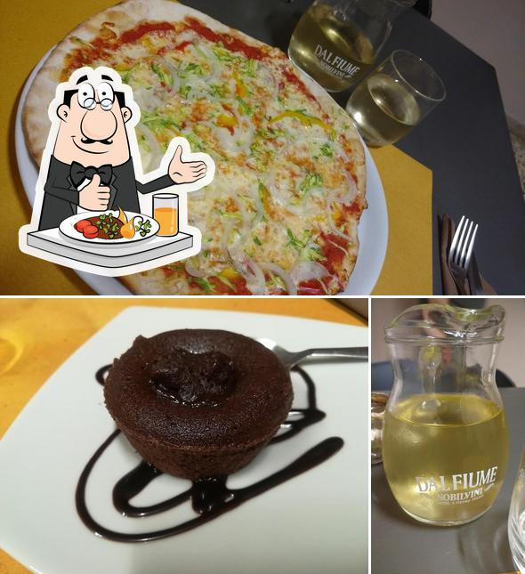 Dai un’occhiata alla foto che raffigura la cibo e birra di Bar Pizzeria Il Vecchio Ponte