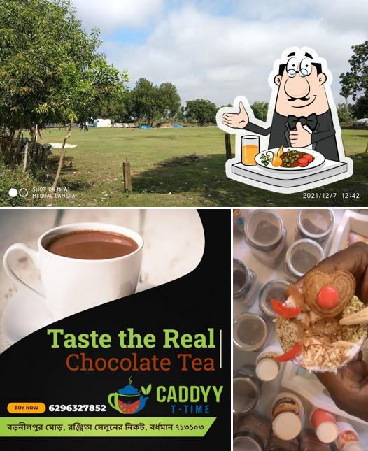 Caddy tea bar is distinguished by food and exterior